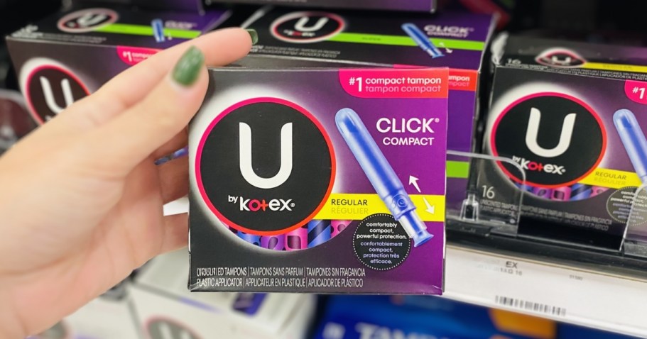 WOW! Kotex Tampons 45-Count Only $4.88 Shipped on Amazon (Reg. $13)