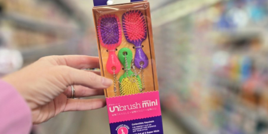 Unbrush Mini Keychain Brush 3-Pack Just $12.87 on Walmart.com (Easter Basket Filler)