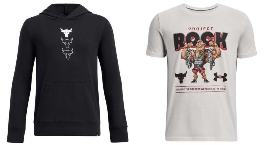 Under armour boys hoodie and shirt