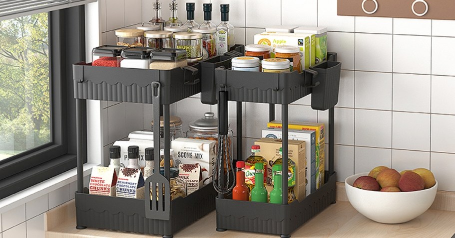 Under the Sink Organizers 2-Pack Only $14.99 on Amazon (Reg. $22)