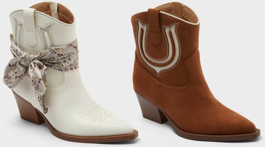 Universal Thread Women's Frannie Ankle Boots in 2 colors