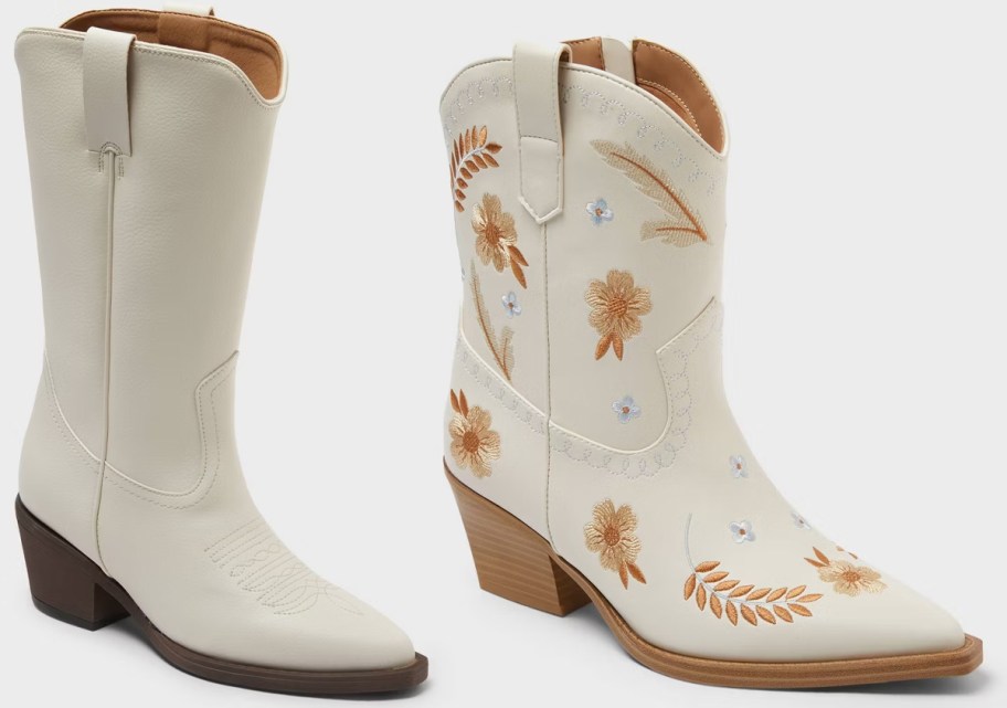 Universal Thread Women's Reed Tall Boots and Women's Val Ankle Boots