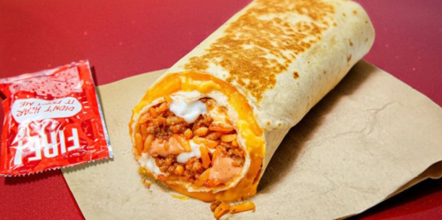 *NEW* Taco Bell Volcano Quesarito + More Spicy Menu Items