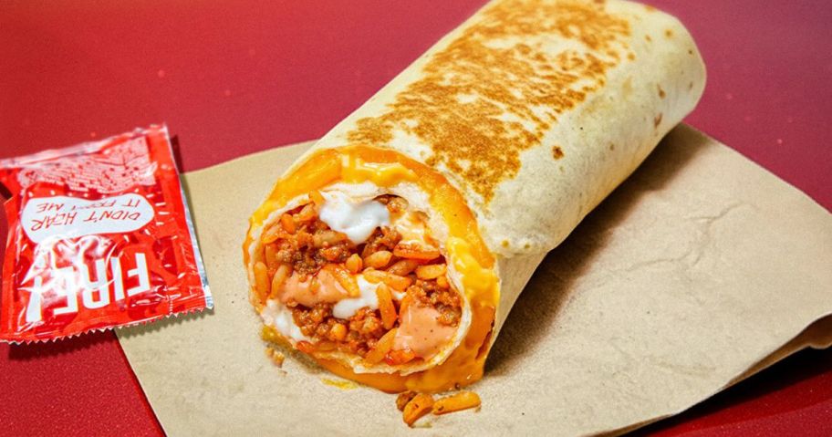 Taco Bell Volcano Quesarito