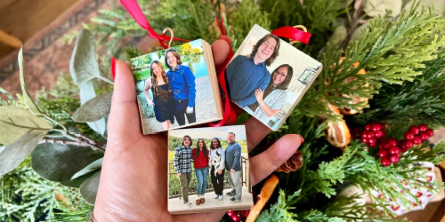 Buy 1, Get 2 FREE Walgreens Photo Ornaments + Free Store Pickup (Use for Gift Tags & Stocking Labels!)