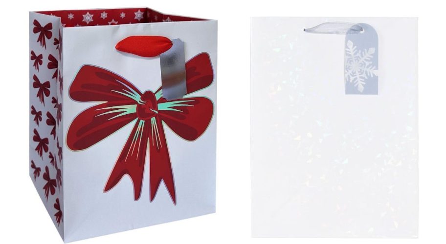 two different walmart bags