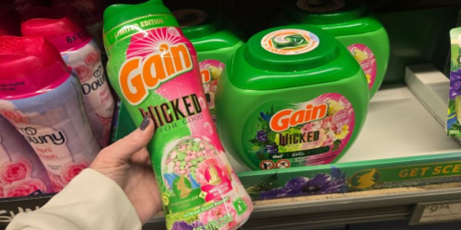 Score 50% Off Gain Laundry Detergent on Amazon | Wicked Laundry Care Just $5 Each (Reg. $10)