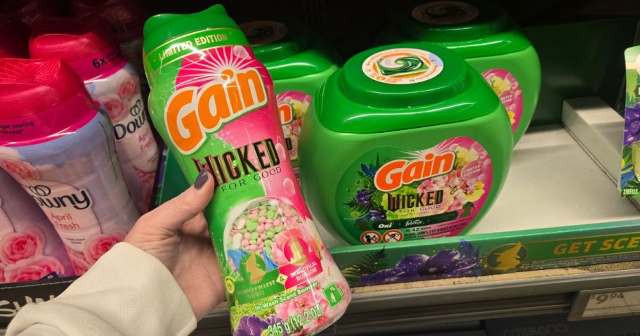 Score 50% Off Gain Laundry Detergent on Amazon | Wicked Laundry Care Just $5 Each (Reg. $10)
