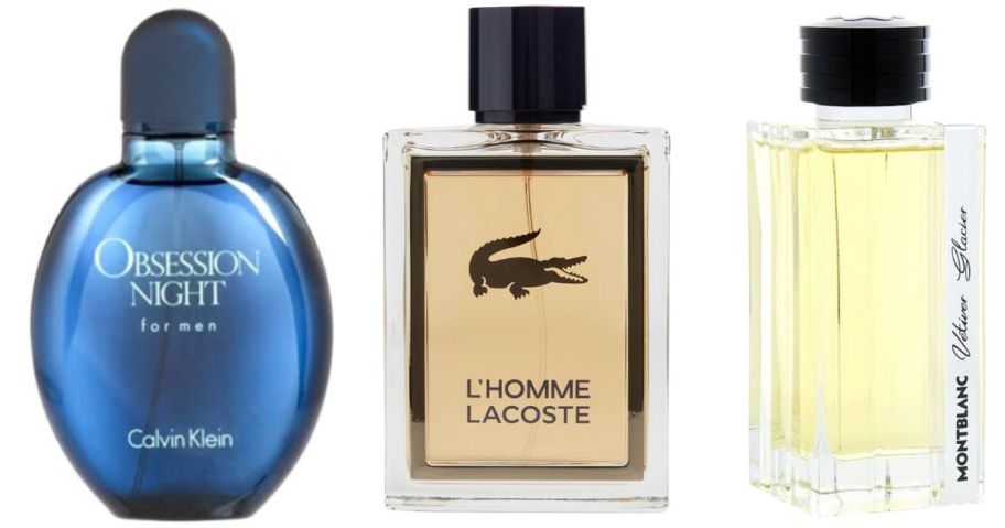 3 bottles of men's perfume