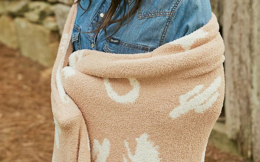 These Wrangler Blankets Have Serious Pendleton Vibes & Are Only $23.95