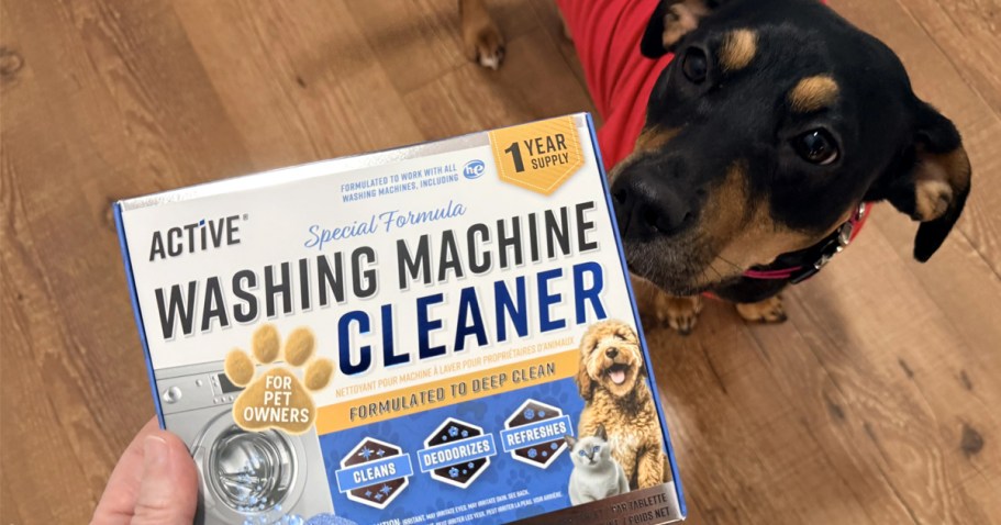 Active Washing Machine Cleaner 1-Year Supply Only $11.96 on Amazon – NEW Pet Owner Formula!