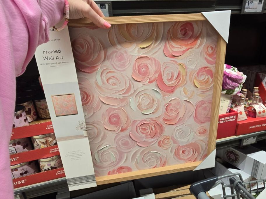 Kirkton House Wall Art Frame in hand in store