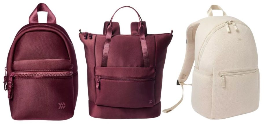 three all in motion bags