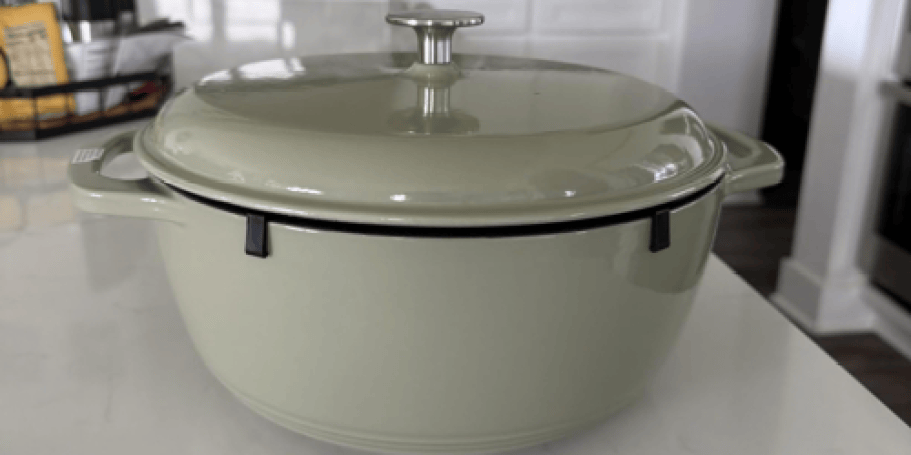 Amazon Basics 7.3-Quart Dutch Oven Only $33.59 (Just in Time for Soup Season)