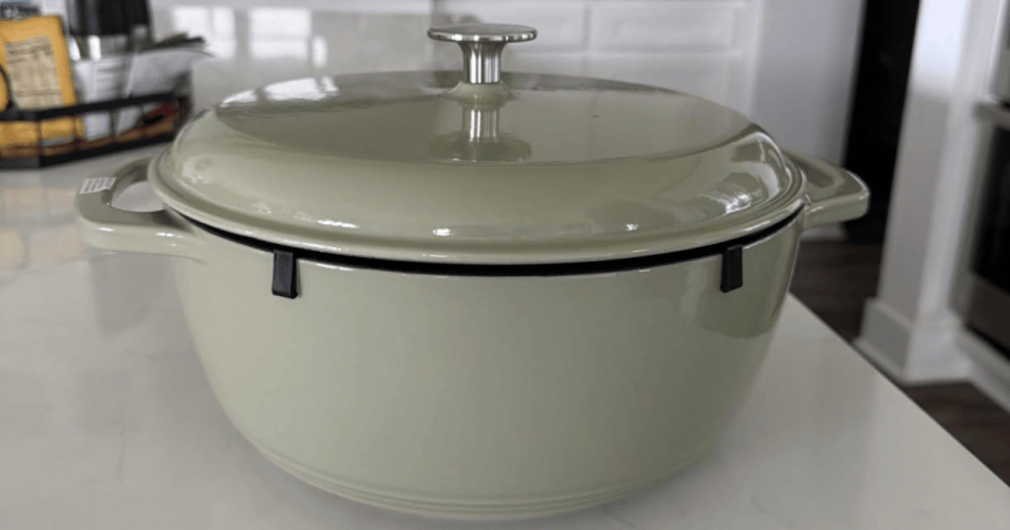 Amazon Basics 7.3-Quart Dutch Oven Only $33.59 (Just in Time for Soup Season)