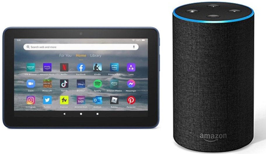 amazon tablet and echo
