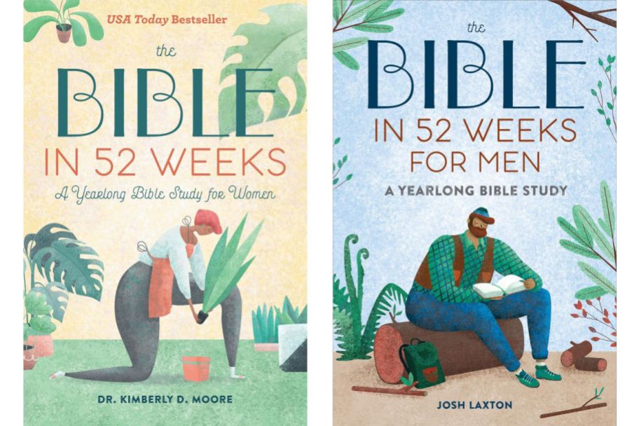 covers of 2 devotional books on a white background