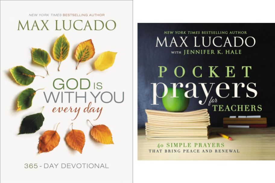 covers of 2 devotional books on a white background