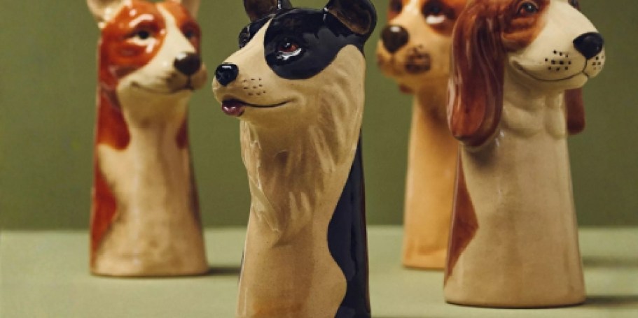 Extra 50% Off Anthropologie Clearance | Dog Vase Just $7.47 (Reg. $18)