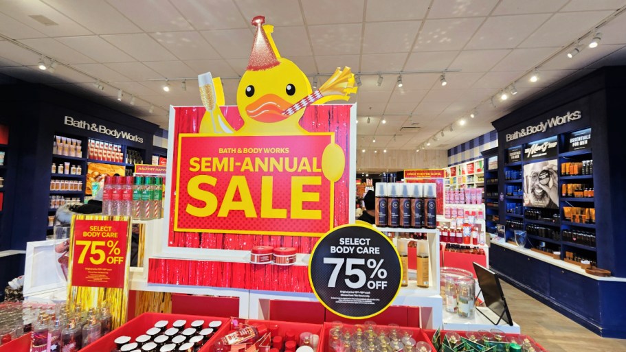 Shop Bath & Body Works Semi-Annual Sale NOW | 75% Off Body Care, Candles & More