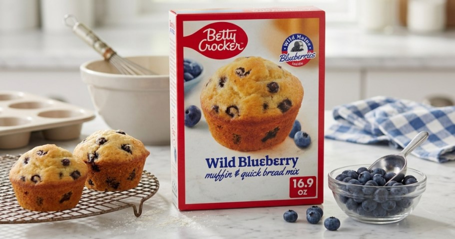 Betty Crocker Blueberry Muffin & Quick Bread Mix Just $2.65 Shipped on Amazon