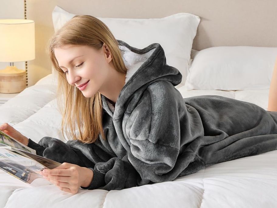 Wearable Blanket Hoodies from $9.99 on Amazon (Reg. $30) | Easy Tween Gift Idea