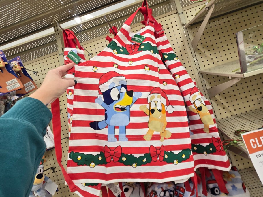 A Bluey Christmas ornament at Hobby Lobby.