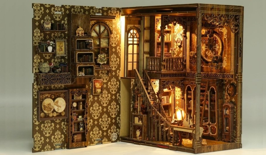 Get 50% Off This Mini Book Nook Building Kit on Amazon