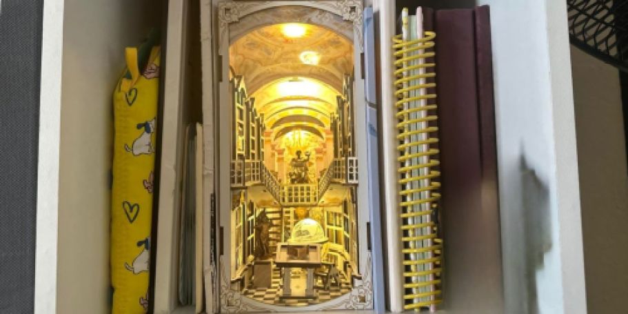 Mini Book Nook Building Kits Only $19.99 on Amazon (Fun Gift Idea!)