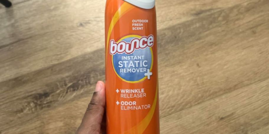 Bounce Instant Static Remover Spray Only $3.91 Shipped on Amazon
