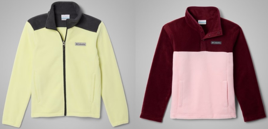 two kids fleece jackets