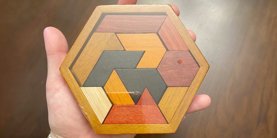 Wooden Brain Teaser Puzzle Only $7.99 on Amazon (Fun Stocking Stuffer!)