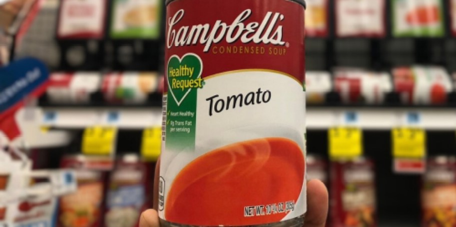 Campbell’s Heart Healthy Tomato Soup 12-Pack Just $9 Shipped on Amazon + Much More