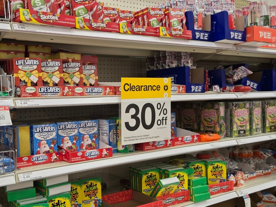 holiday clearance candy