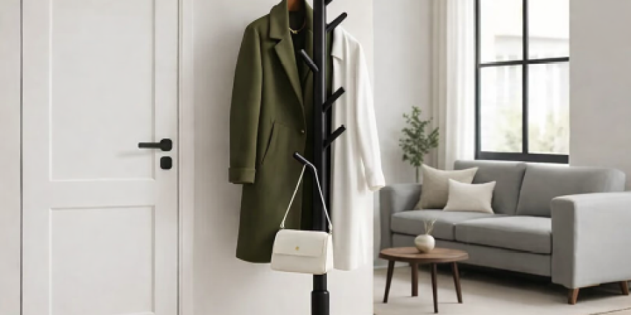 Wooden Coat Rack Only $14.49 on Amazon (Reg. $29)