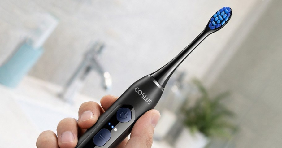 Sonic Electric Toothbrush w/ 4 Brush Heads Only $5.99 on Amazon