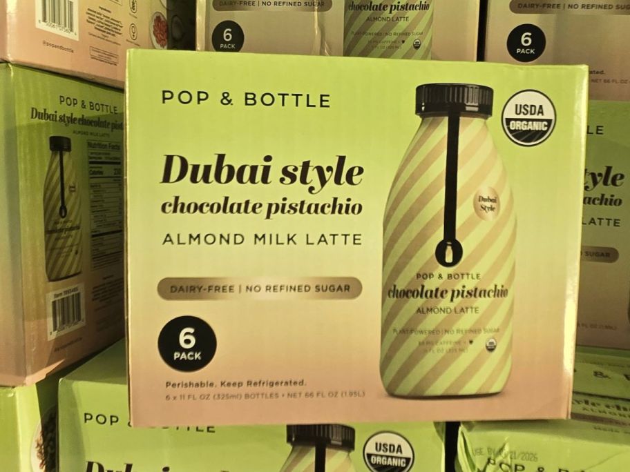 Pop & Bottle Organic Dubai-Style Latte 6-Pack in store