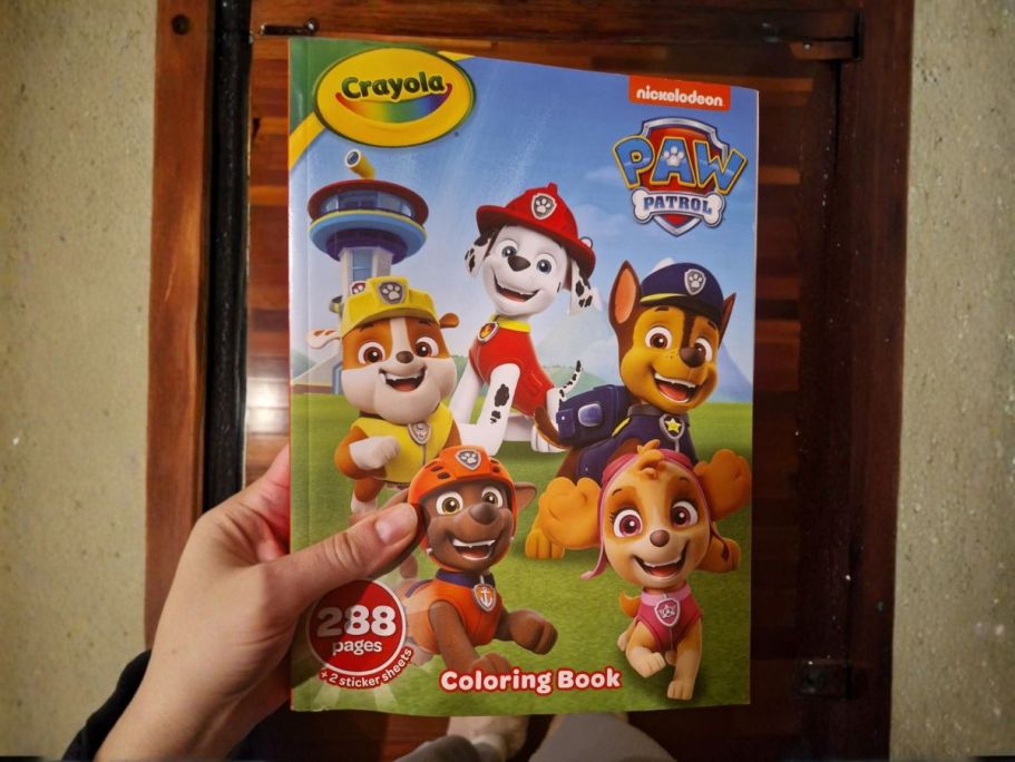 Crayola Paw Patrol Coloring Book Only $2.96 on Amazon (Reg. $9)