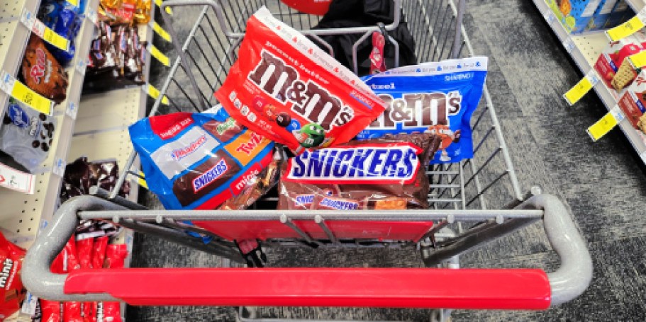 Buy One, Get One for $1 CVS Candy (M&M’s, Snickers, Twix, & More)