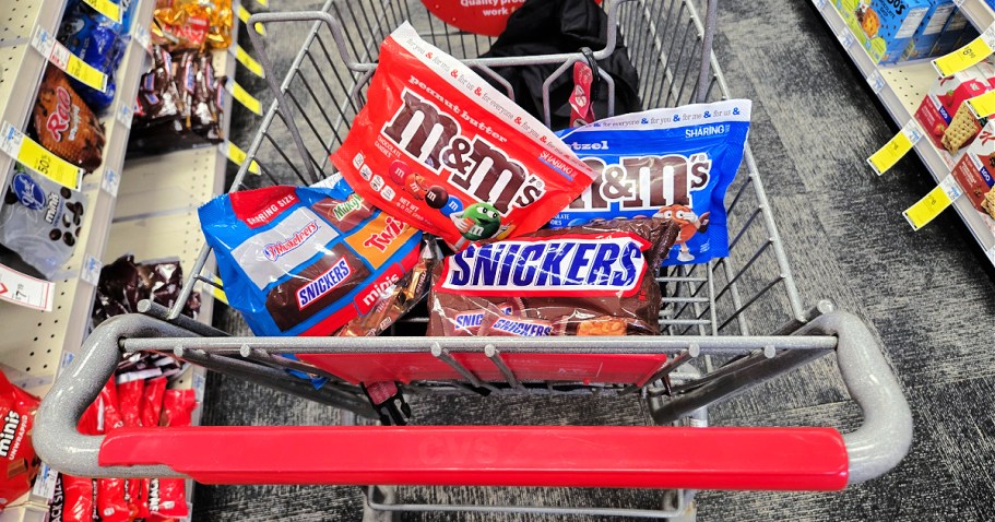 Buy One, Get One for $1 CVS Candy (M&M’s, Snickers, Twix, & More)