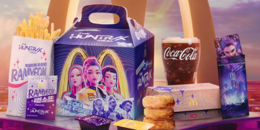 McDonald’s x Netflix KPop Demon Hunters Adult Happy Meals Drop 3/31