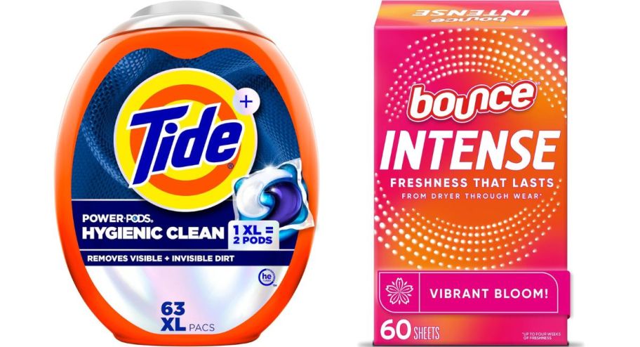 Stock images of detergents on sale