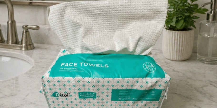 Disposable Facial Towels 60-Count Just $7.99 Shipped on Amazon | Clean Skin Club Alternative!