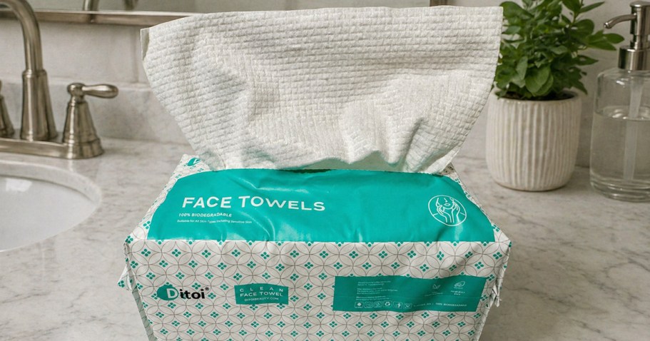 Disposable Facial Towels 60-Count Just $7.99 Shipped on Amazon | Clean Skin Club Alternative!
