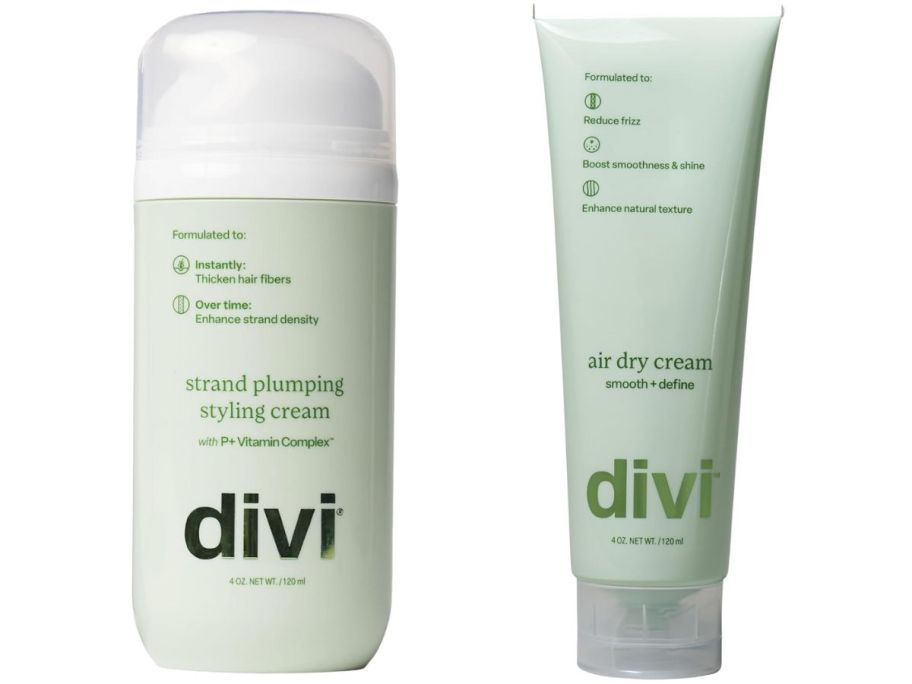 two divi haircare products