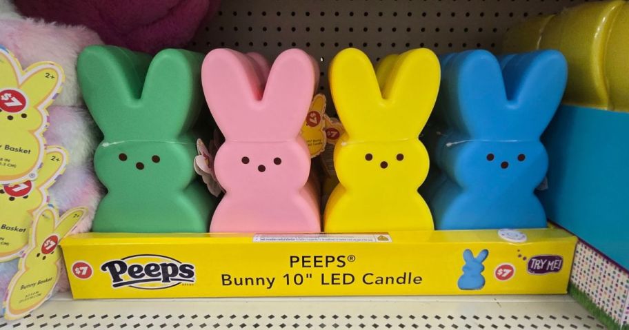Peeps Bunny 10" LED Candles in store