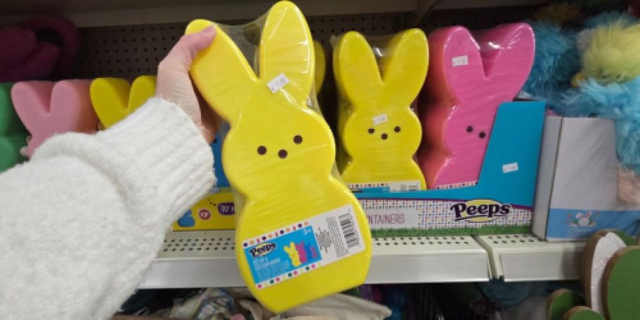 New Dollar Tree Easter Finds | Peeps Containers, Decor, & More