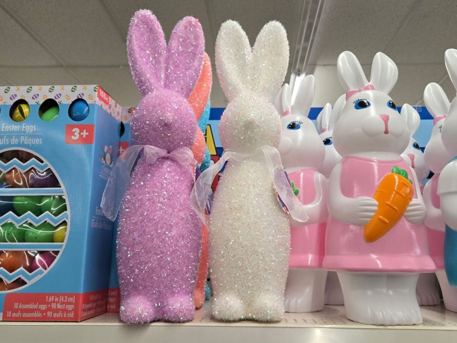 Tinsel Bunnies on shelf in store