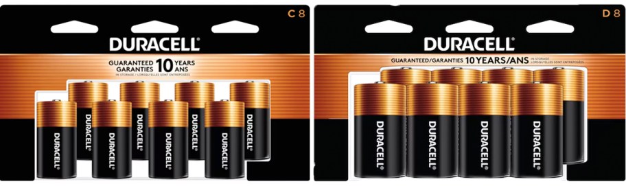 c and d duracell battery packs 