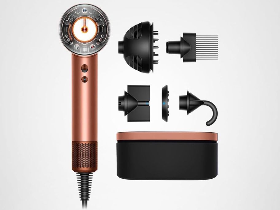 Dyson Supersonic Nural Hair Dryer with attachments